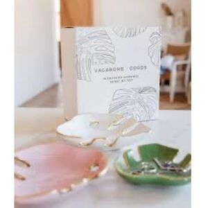 Three piece Jewelry Dish Set.